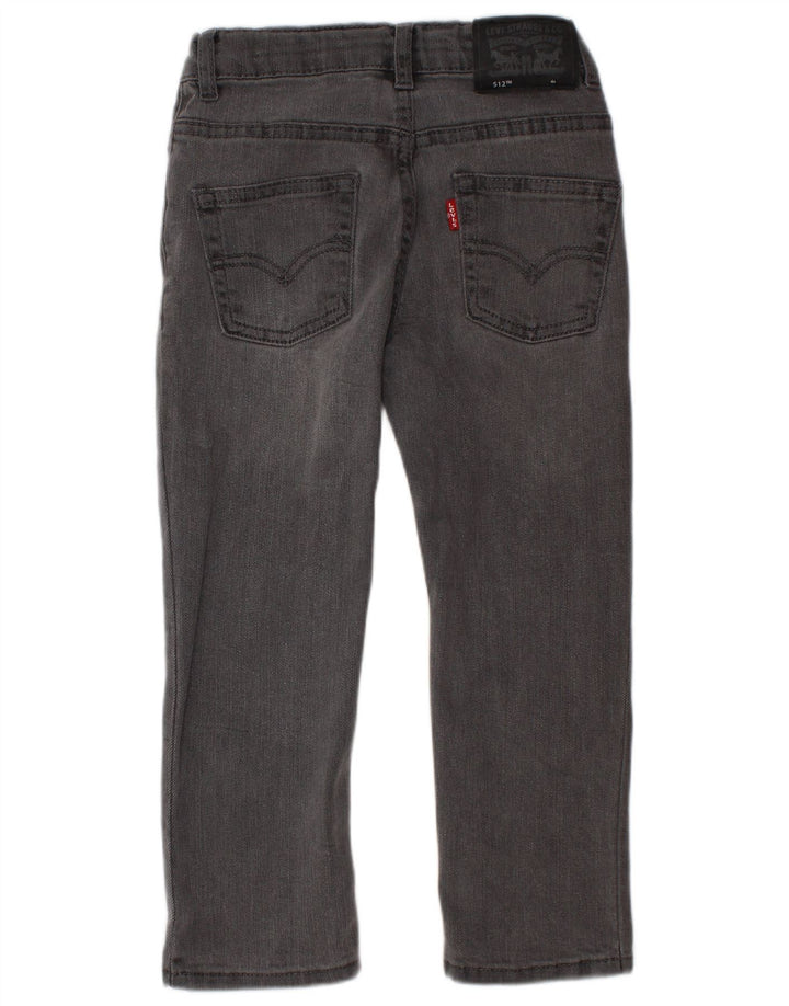 LEVI'S Jeans 512 Slim Tapered para niños 3-4 años W20 L16 Algodón gris