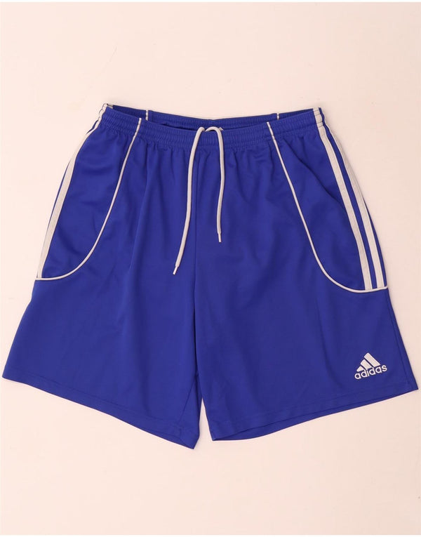Adidas Mens Climalite Sport Shorts Grande Azul Poliéster