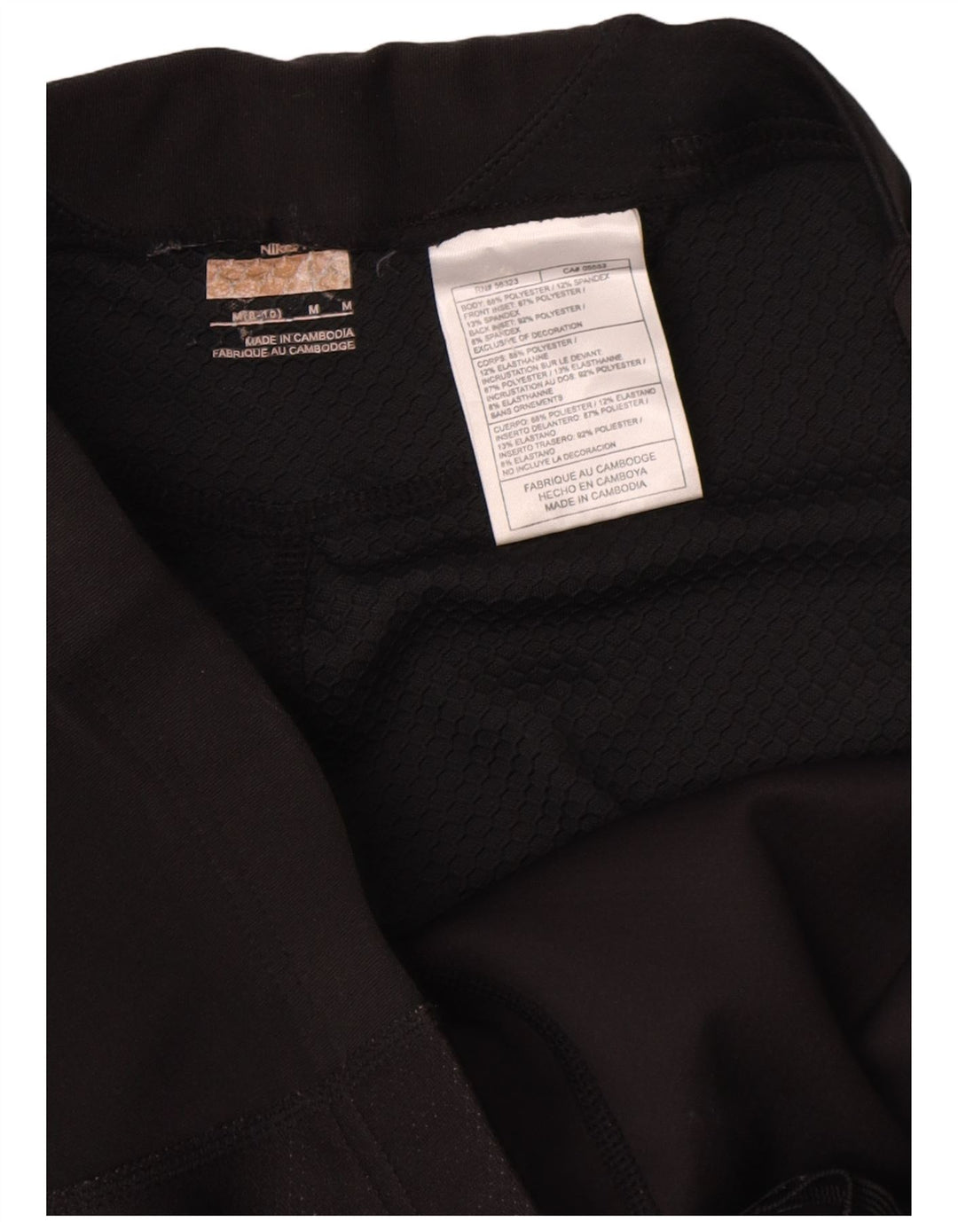 Leggings Nike para mujer US 8/10 Mediano Negro Poliéster