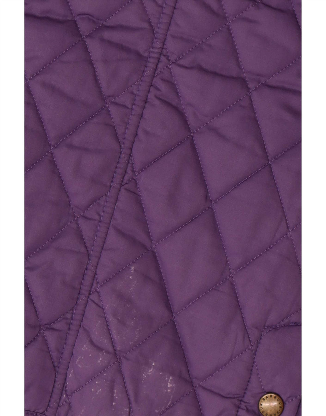 Barbour Chaqueta Acolchada Para Mujer UK 12 Poliéster Púrpura Mediano