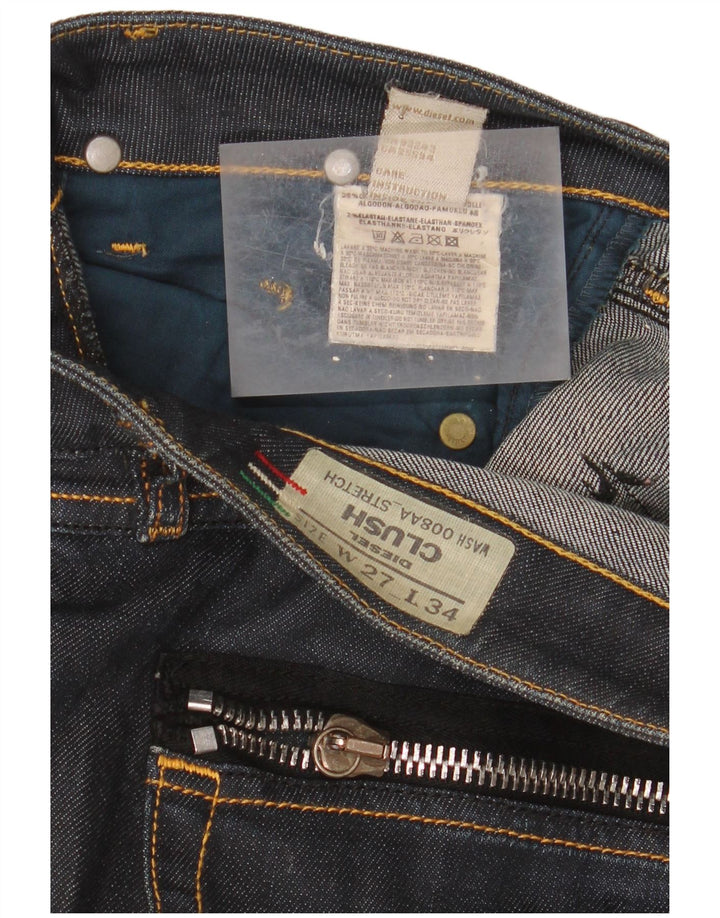 Diesel Mujer Clush Slim Jeans W27 L28 Algodón Azul Marino