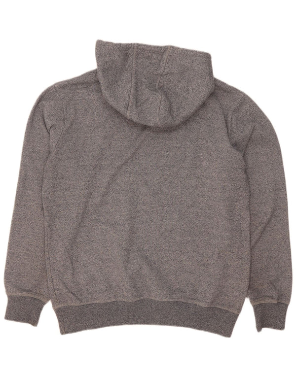 Ellesse Mens Graphic Hoodie Jumper Medium Grey Flecked Cotton