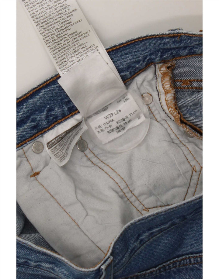 Levi's Jeans rectos 501 para hombre W29 L26 Algodón azul