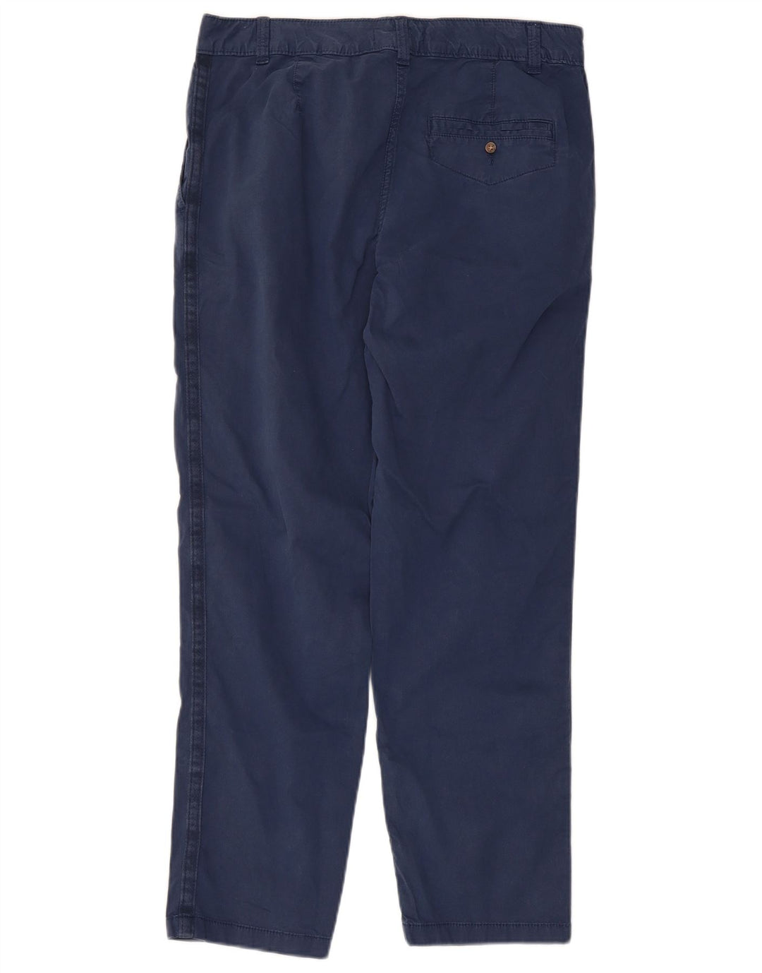 Marks & Spencer Pantalones Chinos para Mujer UK 12 Medium W32 L27 Azul Marino