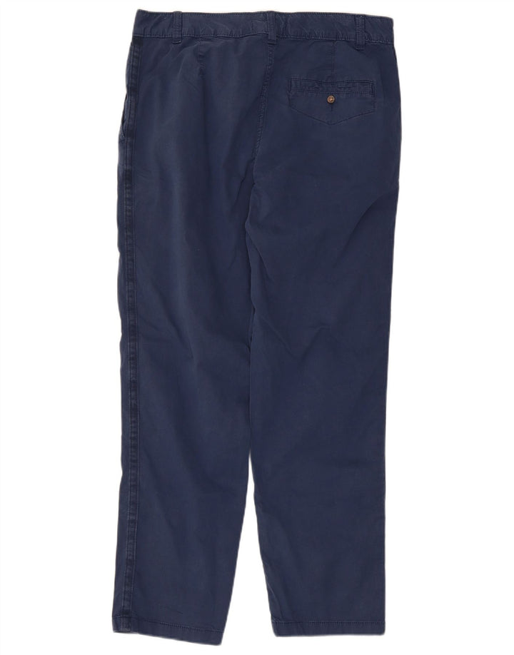 Marks & Spencer Pantalones Chinos para Mujer UK 12 Medium W32 L27 Azul Marino