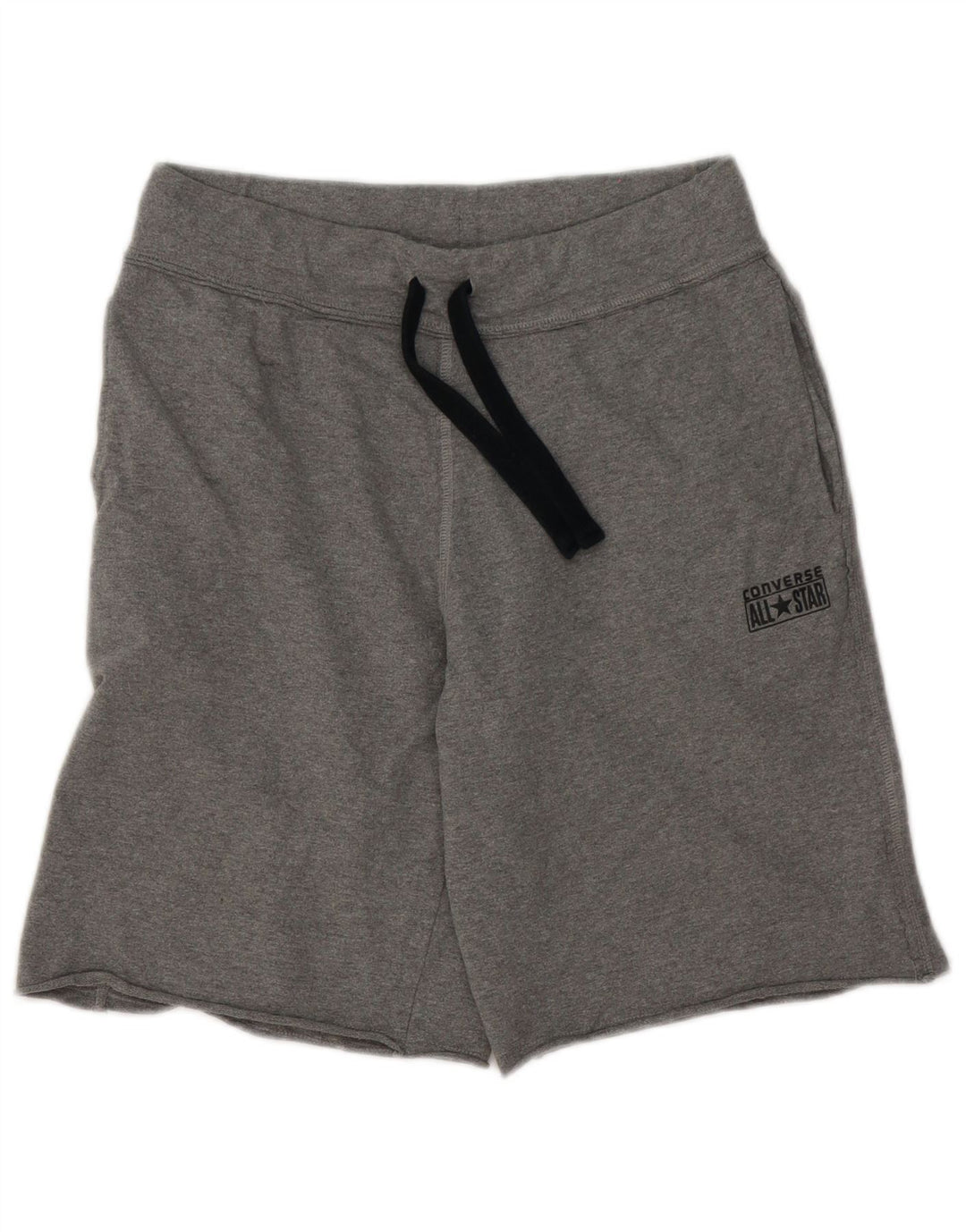 Converse - Pantalones cortos deportivos para hombre (algodón gris pequeño)