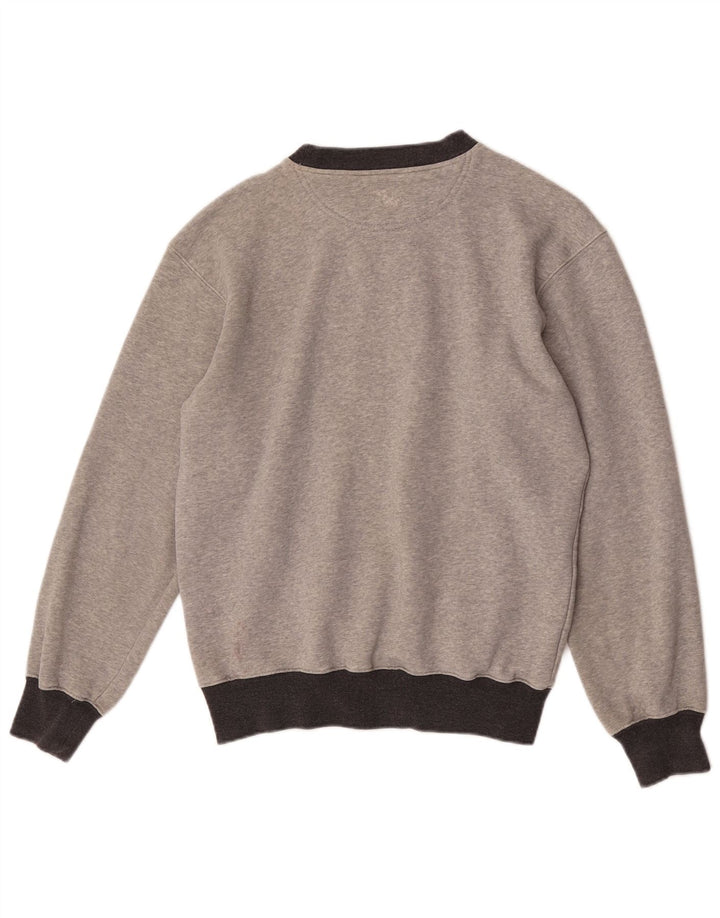 Champion Sudadera tipo jersey para hombre, talla pequeña, color gris