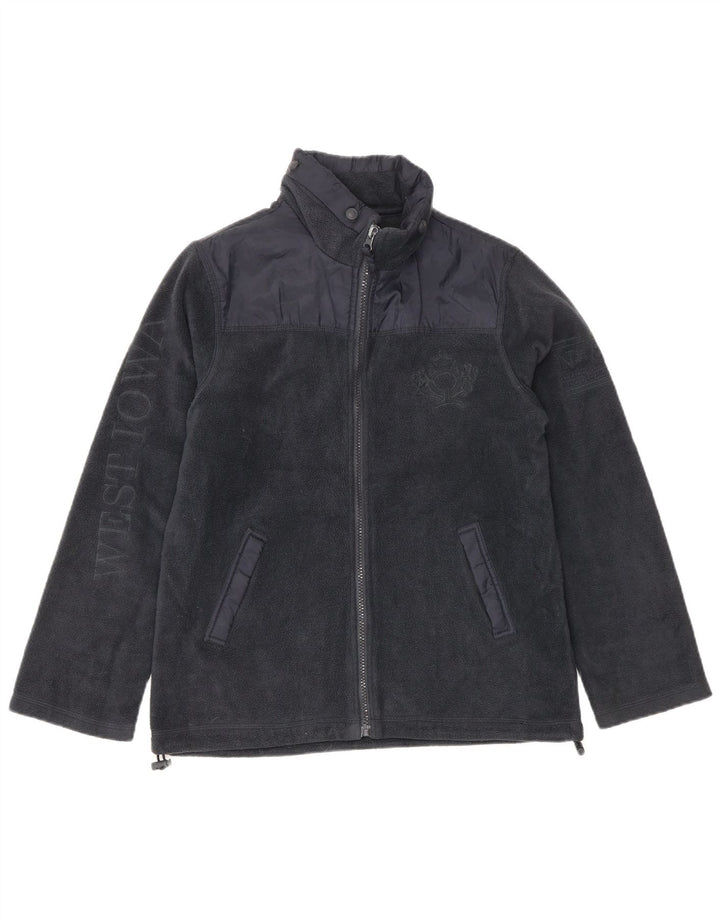 MASSIMO DUTTI Chaqueta Polar Niño Graphic 11-12 Años Azul Marino Poliéster
