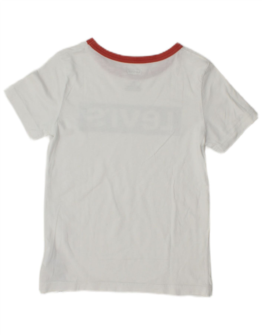 LEVI'S Camiseta gráfica para niño 9-10 años Blanco Algodón