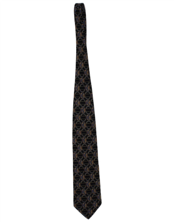 Corbata Valentino para hombre talla única azul marino diseño geométrico de seda