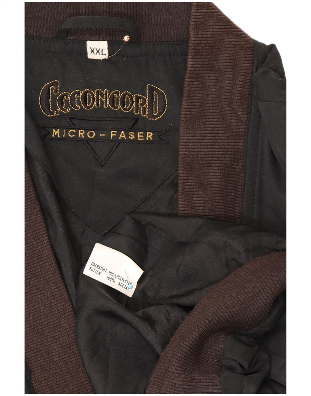 C.C.CONCORD Chaqueta bomber para hombre UK 44 2XL Poliéster con bloques de color negro