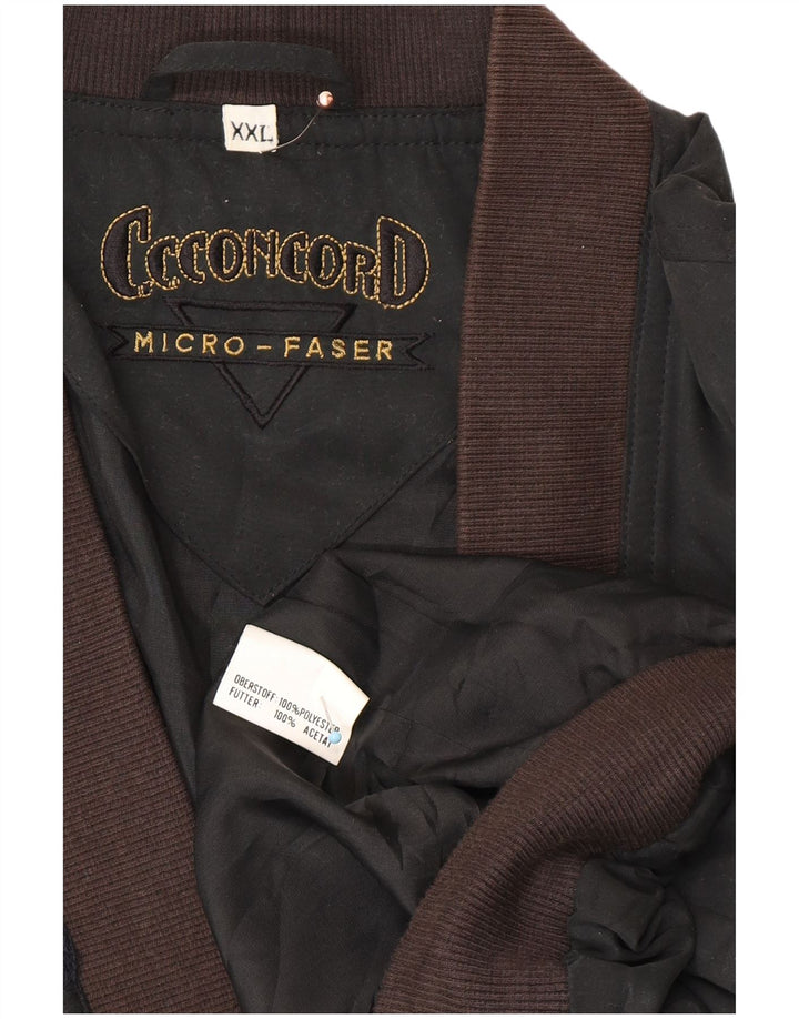C.C.CONCORD Chaqueta bomber para hombre UK 44 2XL Poliéster con bloques de color negro