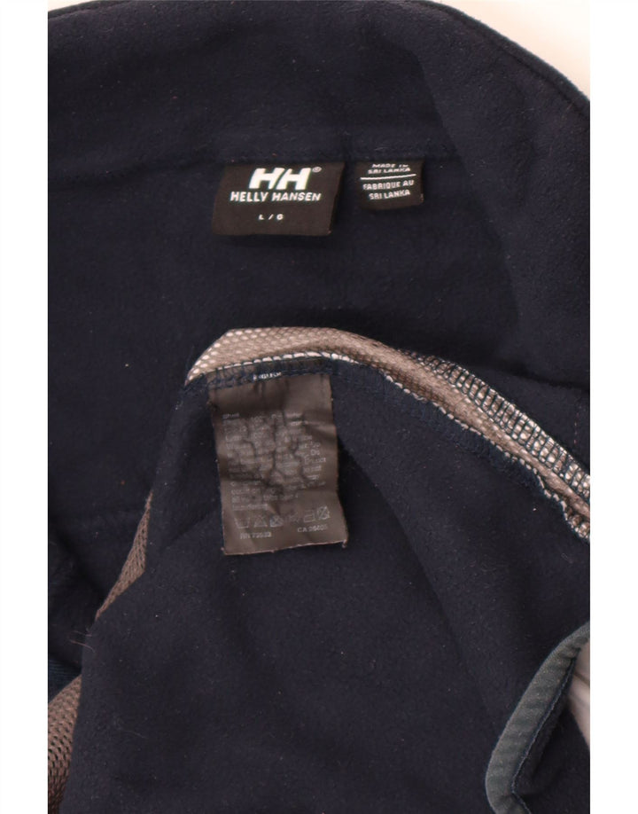 Helly Hansen Chaqueta polar gráfica para hombre Reino Unido 40 Grande Azul marino Colorblock