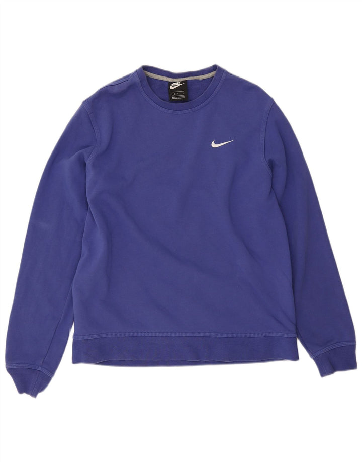 Nike Hombre Sudadera Jumper Grande Azul Algodón