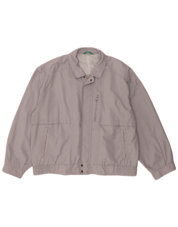 Canda Chaqueta Bomber para Hombre UK 42 XL Poliéster Azul