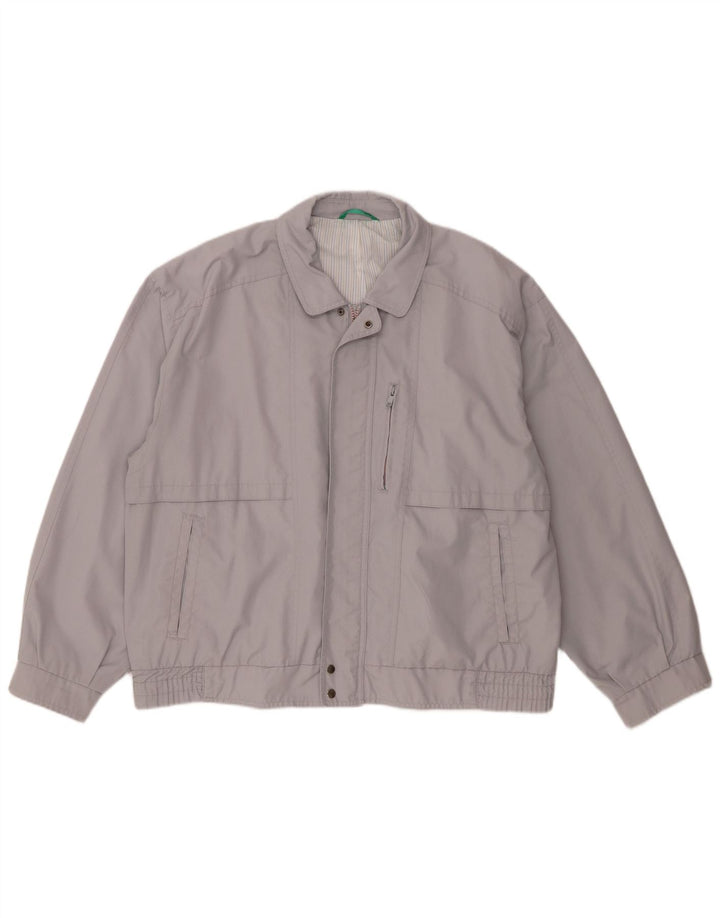 Canda Chaqueta Bomber para Hombre UK 42 XL Poliéster Azul