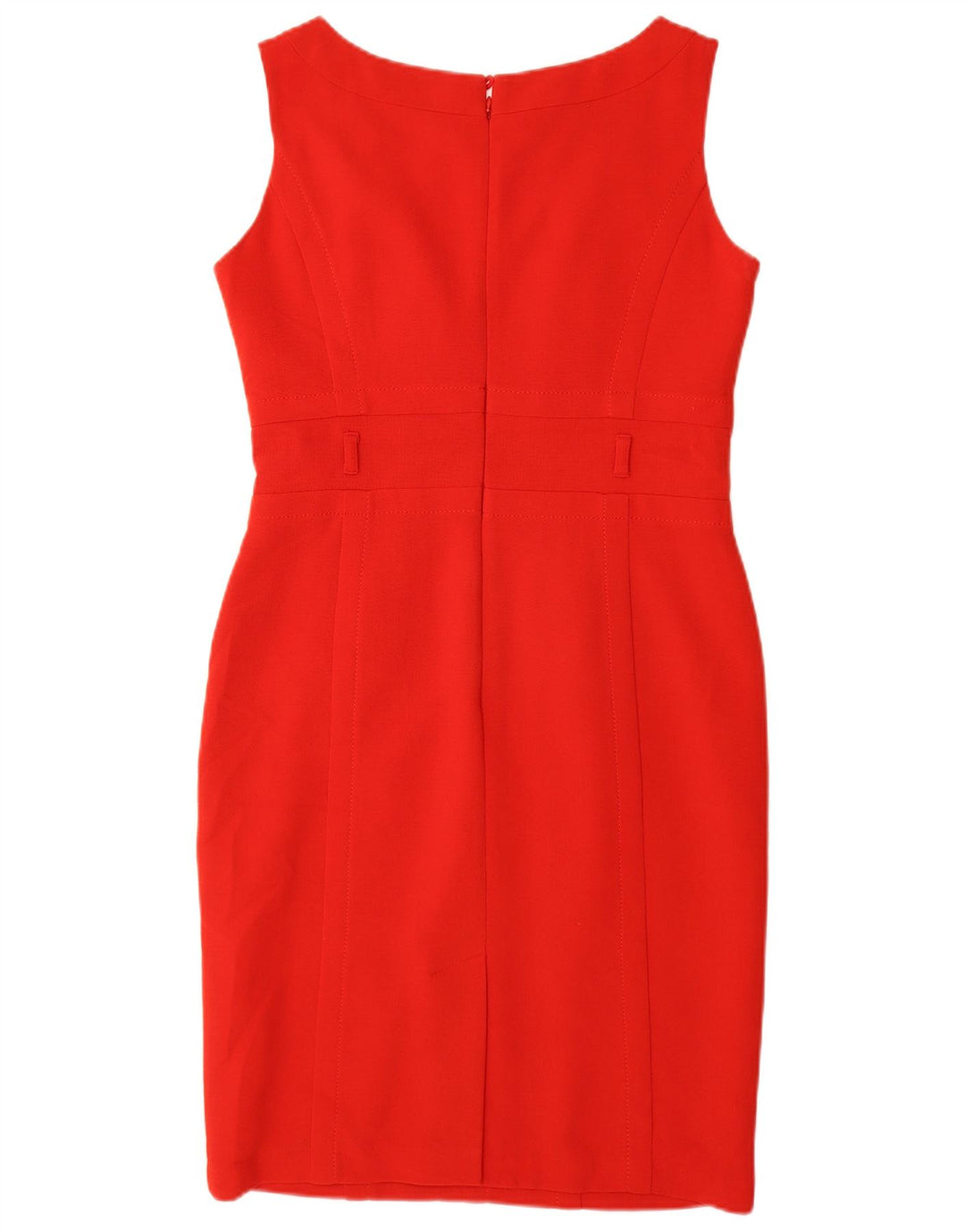 Marks & Spencer Vestido tubo sin mangas para mujer UK 42 Poliéster rojo mediano