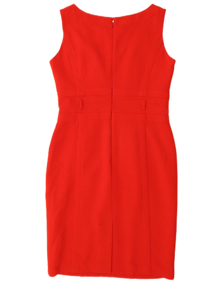 Marks & Spencer Vestido tubo sin mangas para mujer UK 42 Poliéster rojo mediano