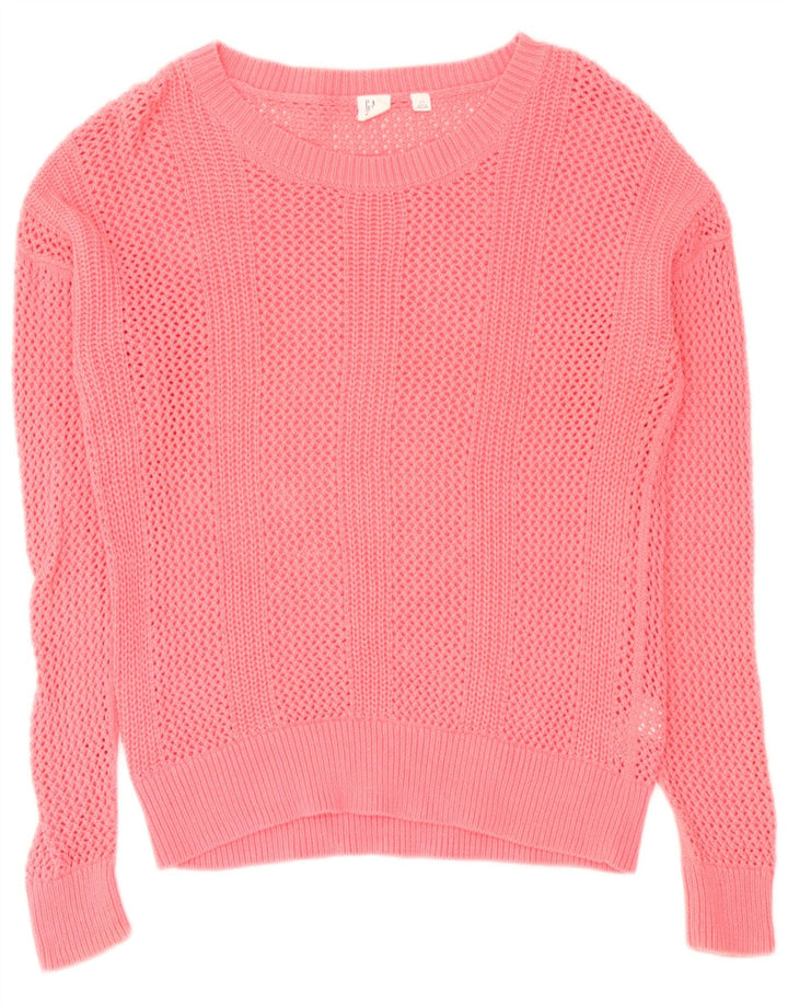 Gap Jersey de Gran Tamaño con Cuello Barco para Mujer UK 10 Small Pink