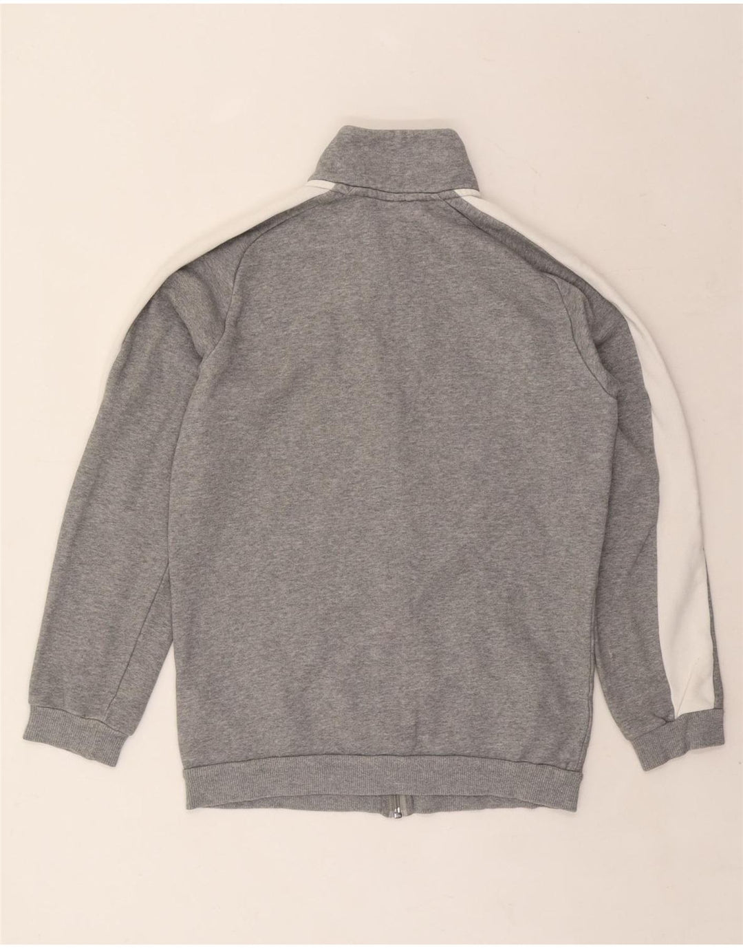 PUMA Chaqueta de chándal para hombre XS Algodón color block gris