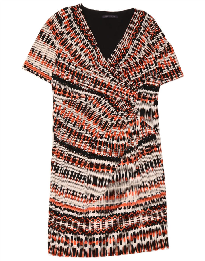 Marks & Spencer Vestido recto para mujer UK 46 Grande Multicolor Geométrico