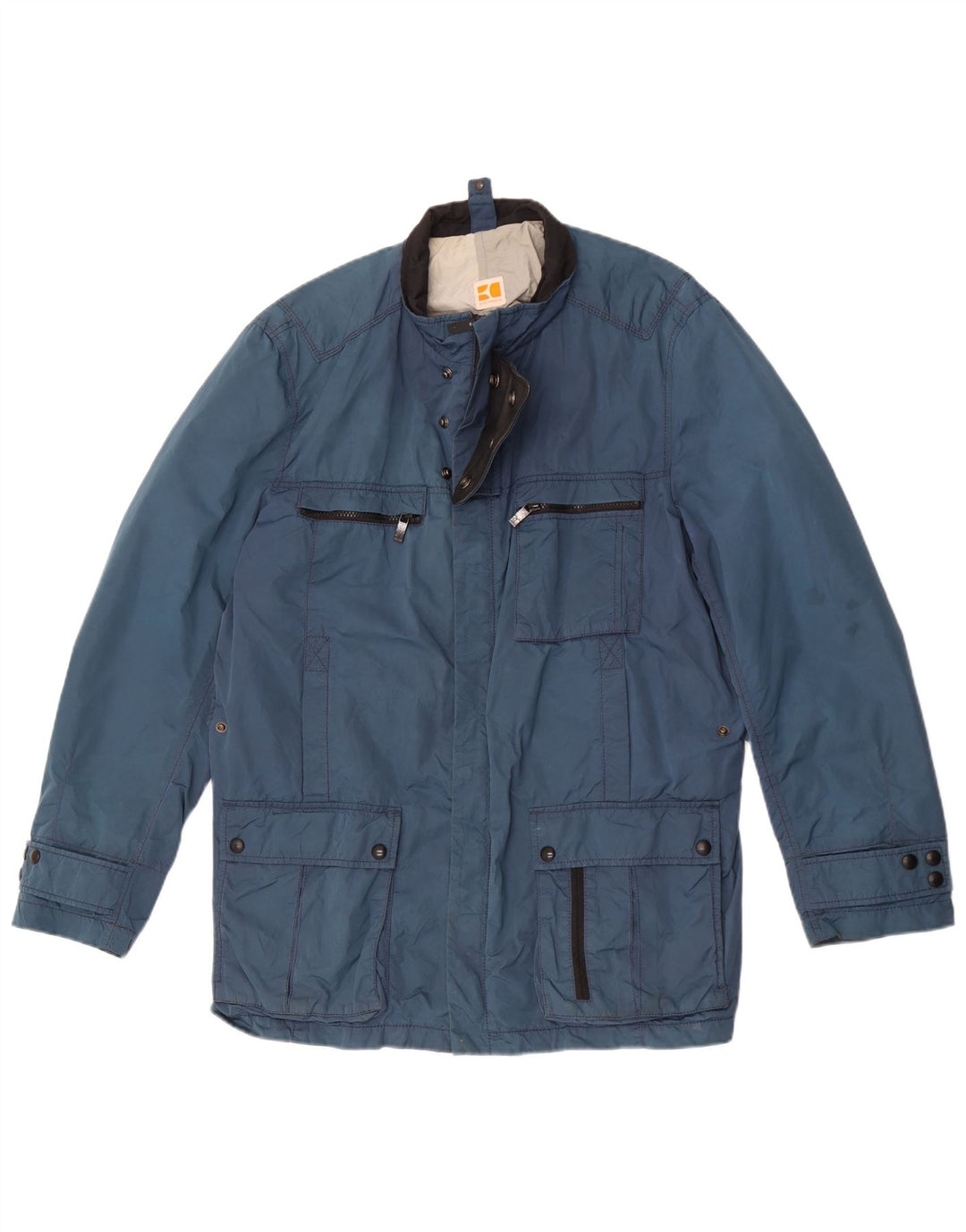 Hugo Boss Chaqueta utilitaria para hombre EU 54 2XL Poliamida azul