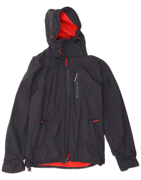 Superdry Chaqueta Cortavientos Windhiker Graphic para Hombre UK 42 XL Azul Marino