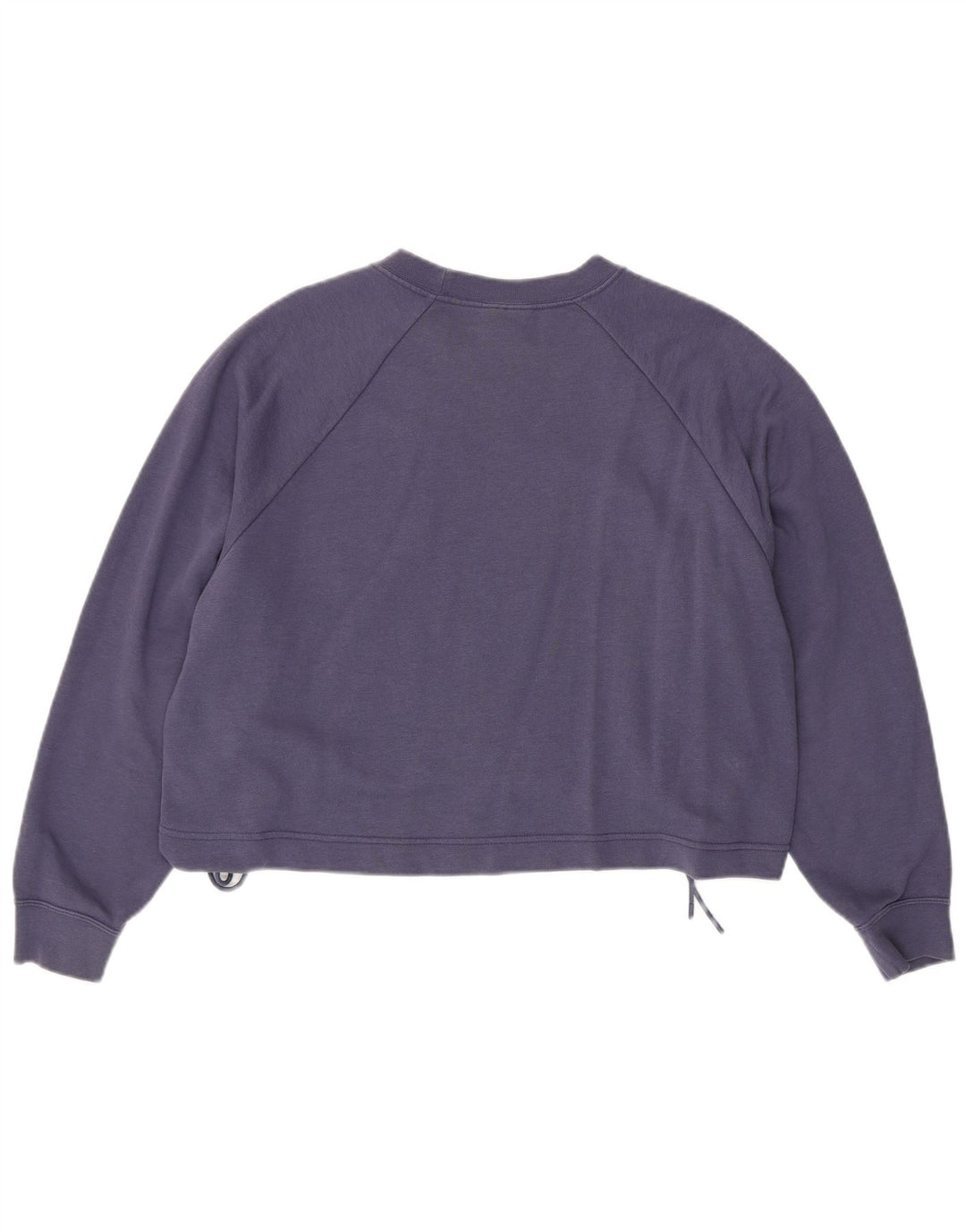 Nike - Sudadera corta extragrande para mujer, talla 40, algodón morado mediano