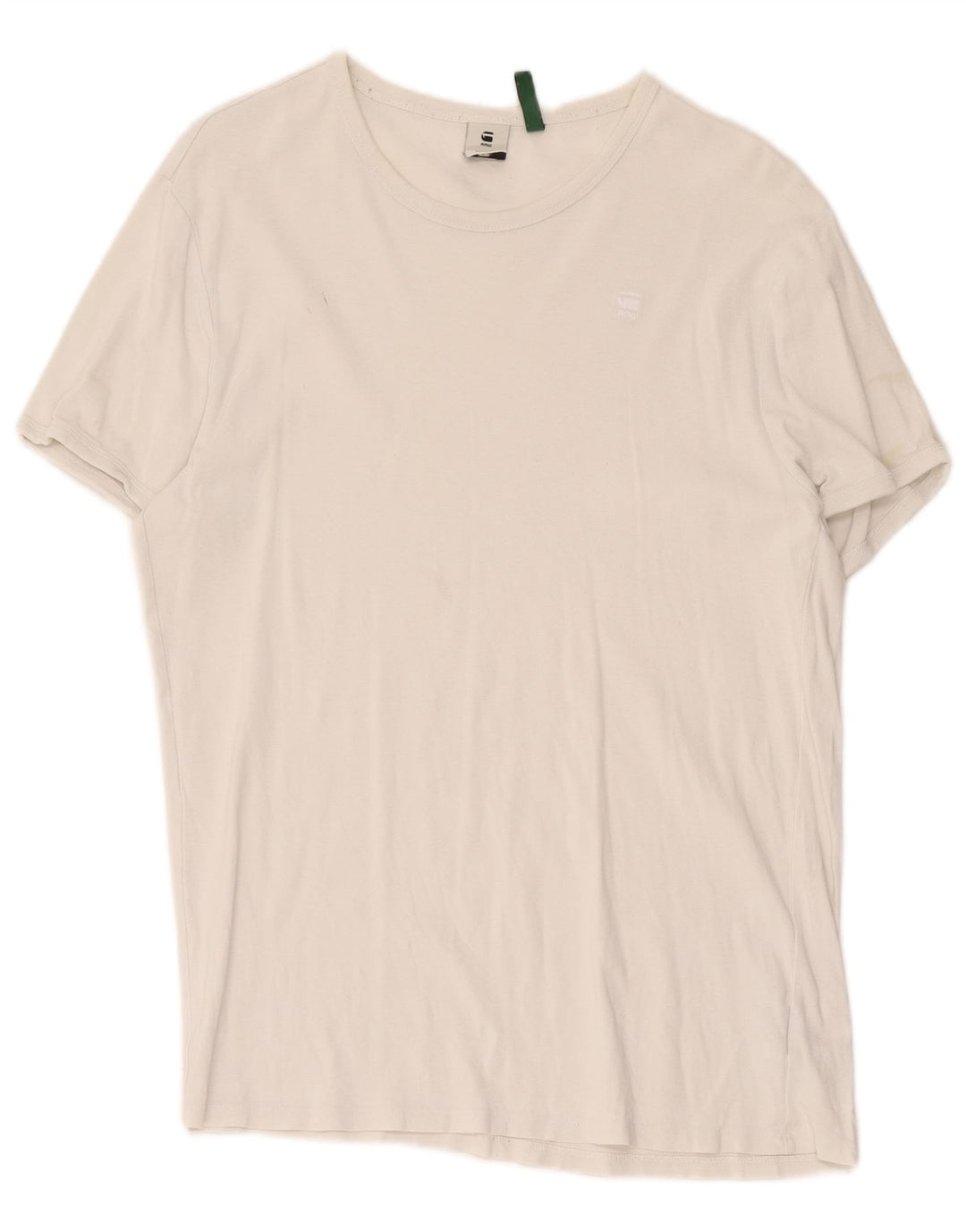 G-Star Camiseta para hombre Top 2XL Blanco Algodón