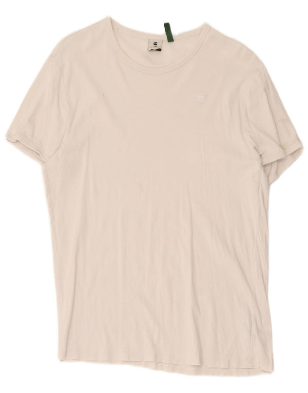G-Star Camiseta para hombre Top 2XL Blanco Algodón