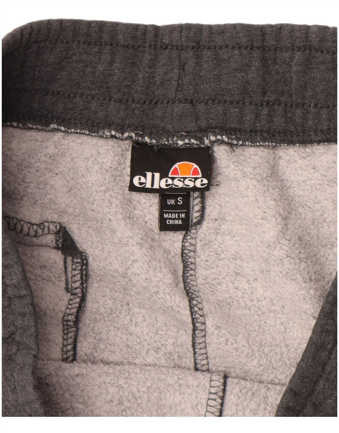 ELLESSE Shorts deportivos gráficos para hombre Algodón gris pequeño
