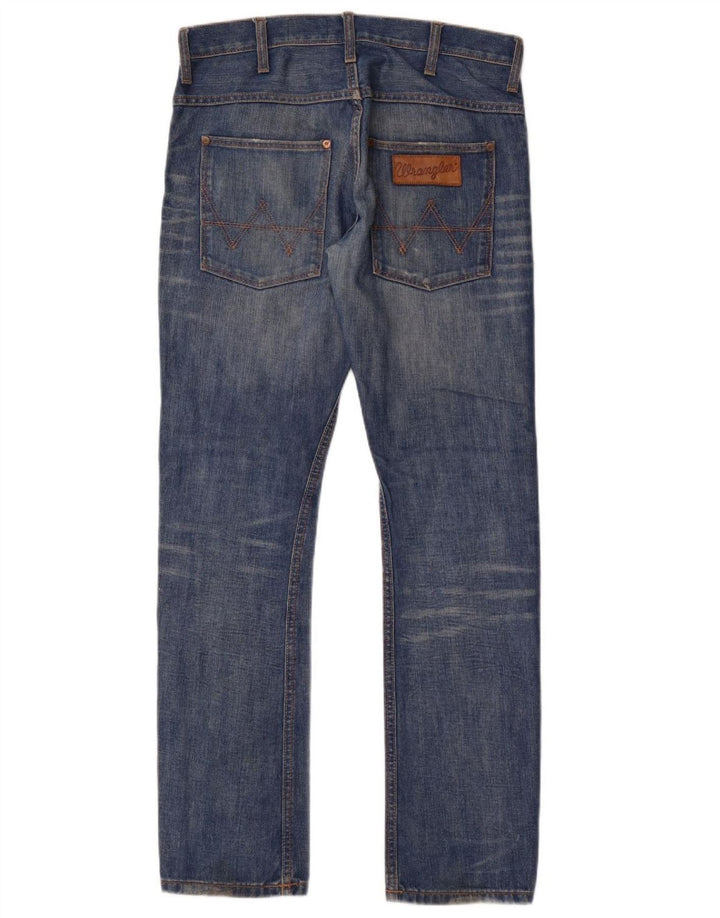 Wrangler Hombre Spencer Slim Jeans W32 L34 Algodón Azul