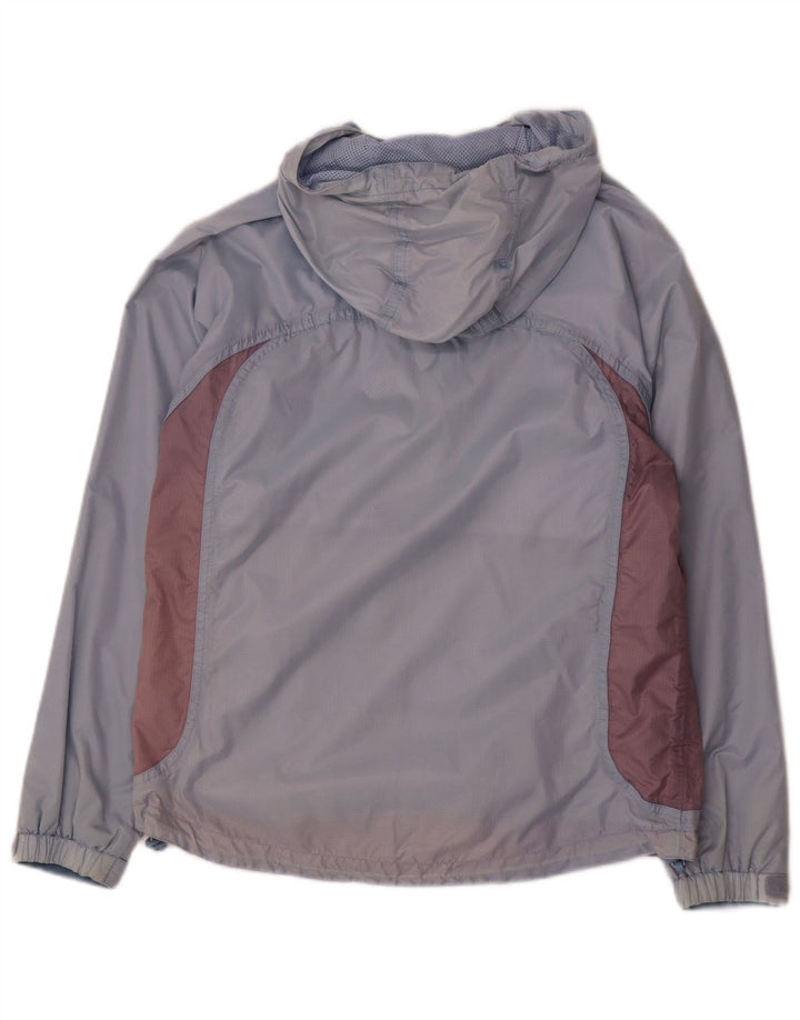 Helly Hansen Chaqueta cortavientos con capucha para niños 11-12 años Azul Colorblock