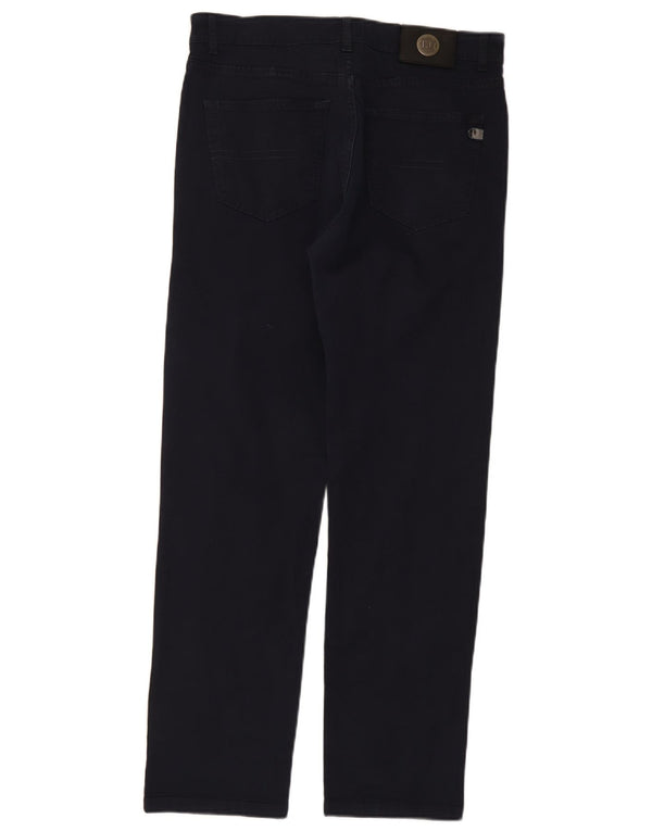 Pantalón Hombre Trussardi Rectos Casual W34 L30 Azul Marino Algodón