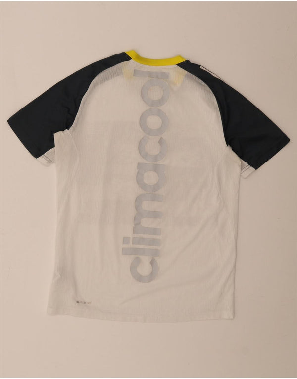 Adidas Hombre Climacool Graphic Camiseta Top Medio Blanco Colorblock