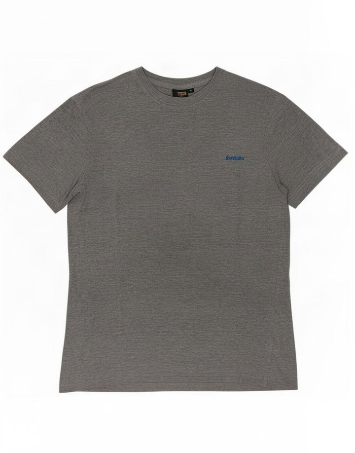 Camiseta Invicta Hombre Top Algodón Gris Medio