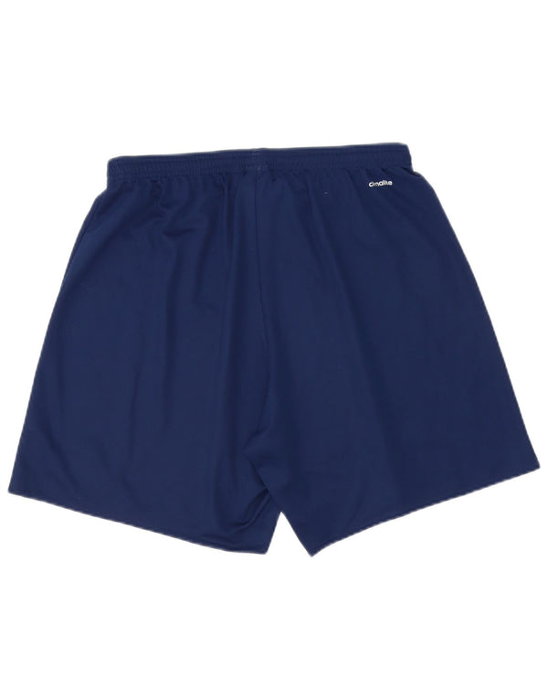 Adidas Mens Climalite Sport Shorts Grande Azul Marino Poliéster