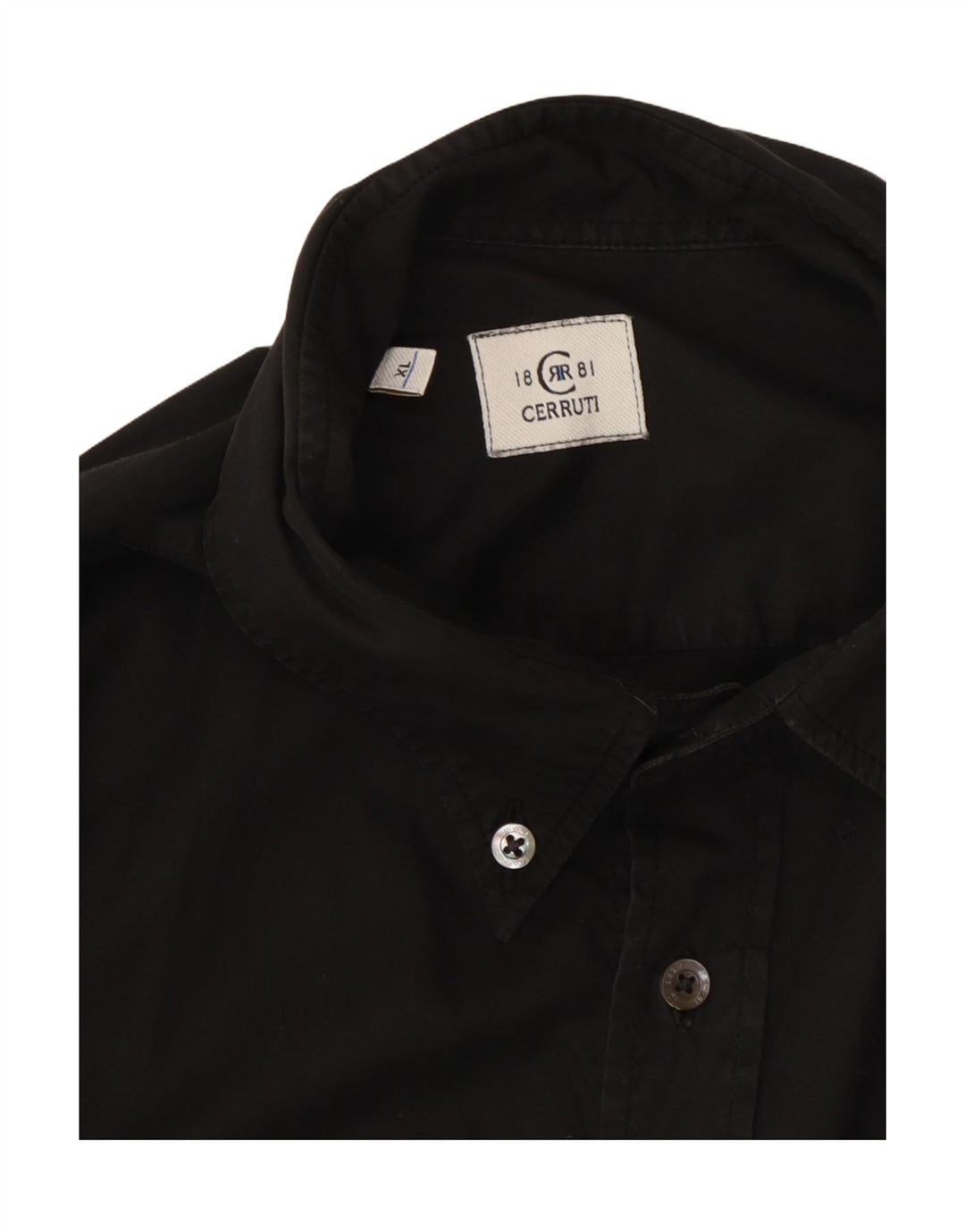 CERRUTI 1881 Camisa gráfica para hombre XL Negro