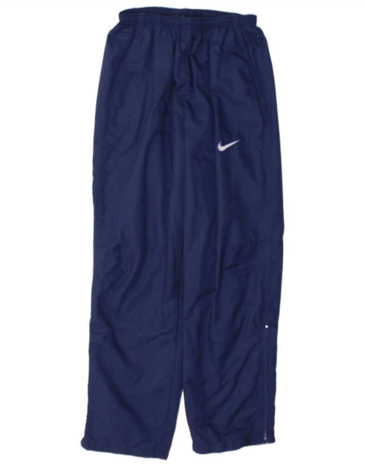 Nike - Pantalones de chándal para hombre, talla 38/40, nailon azul marino mediano