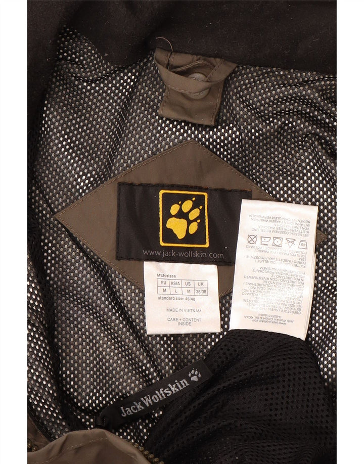JACK WOLFSKIN Chubasquero Hombre ES 36/38 Marrón Medio Colorblock Poliamida