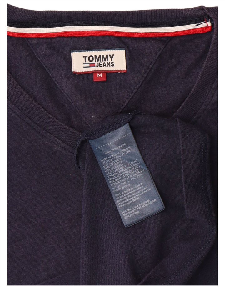 Camiseta Tommy Hilfiger Mujer Top Medium Azul Marino Algodón