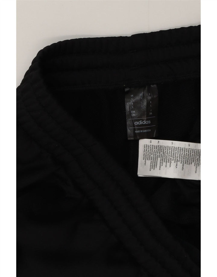 ADIDAS Hombre Chándal Pantalones Joggers Grande Negro Poliéster