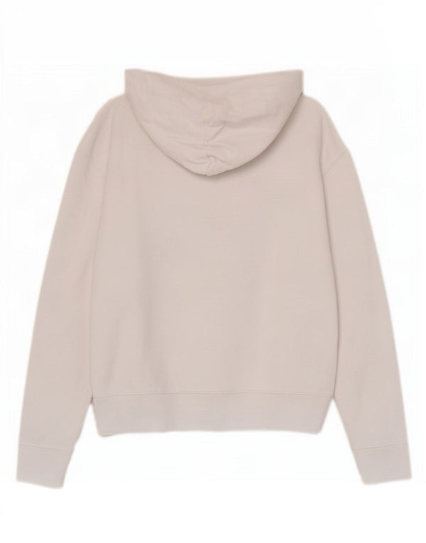 Tommy Hilfiger Womens Oversized Hoodie Jumper UK 10 Small White