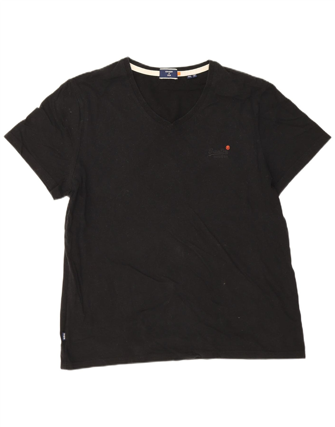 Superdry Camiseta para Hombre Top 3XL Negro