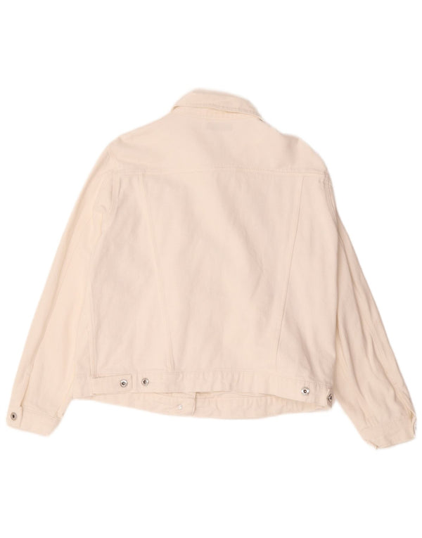 Calliope Chaqueta Vaquera para Mujer UK 40 XL Blanco