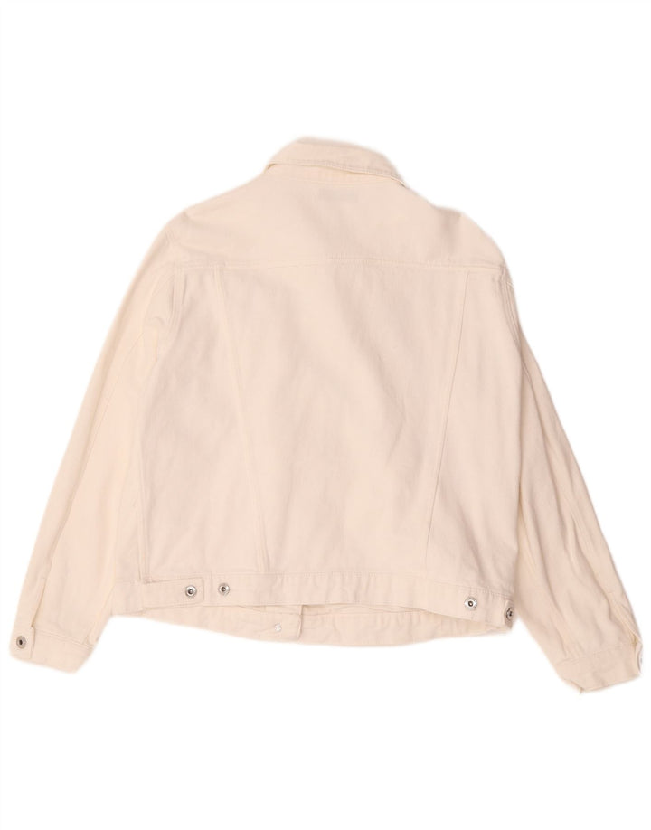 Calliope Chaqueta Vaquera para Mujer UK 40 XL Blanco
