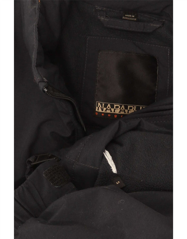 Napapijri Chaqueta cortavientos de gran tamaño Geographic para mujer UK 10 Small Black