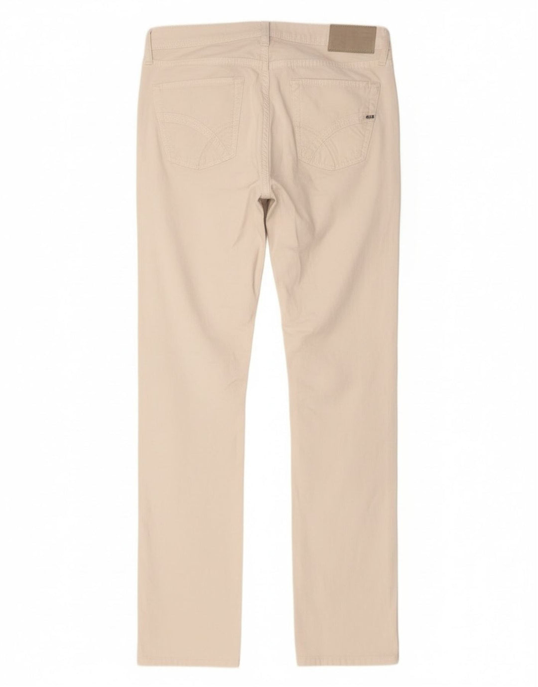 Vaqueros Albert Slim Gas Mujer W29 L34 Algodón Blanco