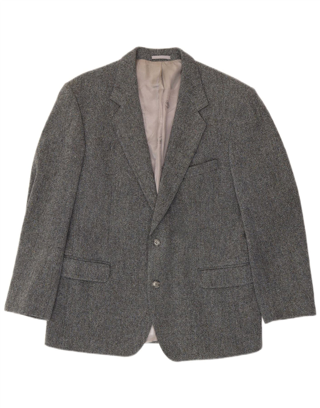 MAGEE Mens 2 Button Blazer Jacket UK 36 Small Grey New Wool