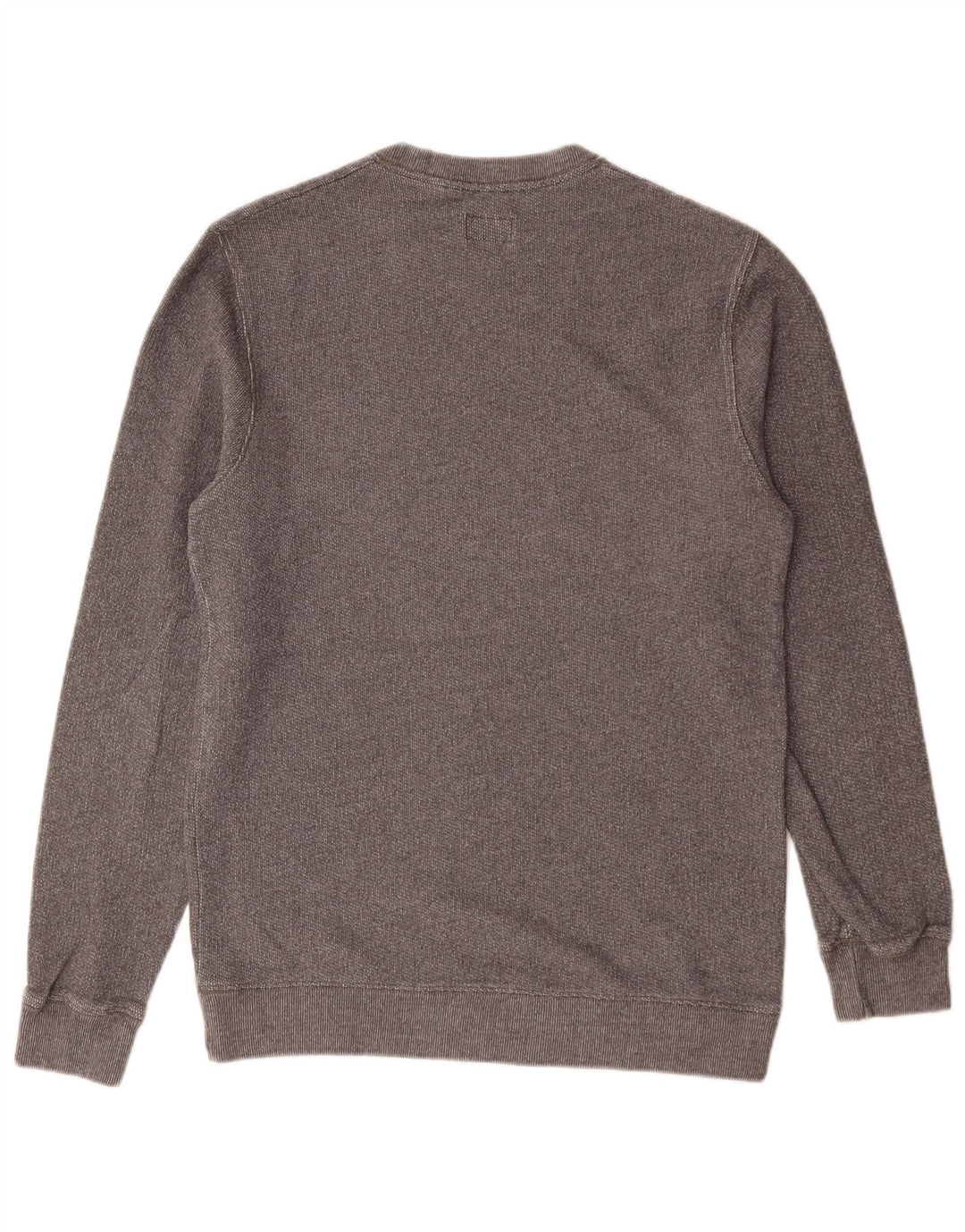 Jack Wills Hombre Sudadera Gráfica Jersey De Algodón Gris Medio
